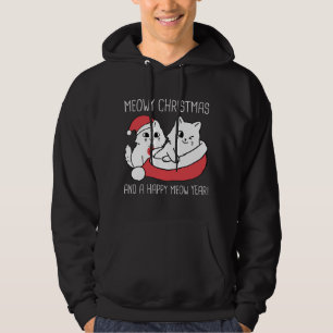 Sudadera Meowy Navidades Y Un Feliz Año Próximo