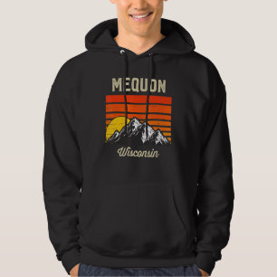 Sudadera Mequon Wisconsin Retro City State Usa