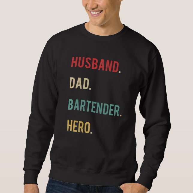 Sudadera Mercadería del Día del Héroe del Marido Papá Barte (Anverso)