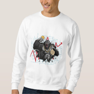 Sudadera Mercado de criptomonedas Bitcoin - Trading de BTC