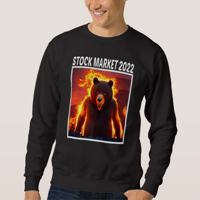 Sudadera Mercado de Valores 2022 Mercado Bajista Comercio d (Anverso)