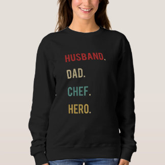 Sudadera Mercancía del Día del Héroe Chef Papá Esposo