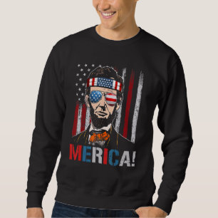 Sudadera Merica 4 De Julio Hombres Bandera Estadounidense U