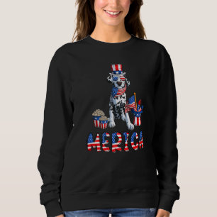 Sudadera Merica Dalmacia 4 De Julio Bandera Estadounidense
