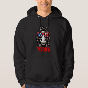 Sudadera Merica de pollo 4 de julio Patriota de la bandera