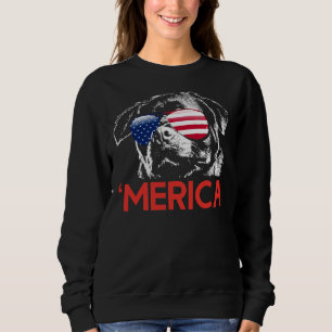 Sudadera Merica Rottweiler Bandera Americana 4 De