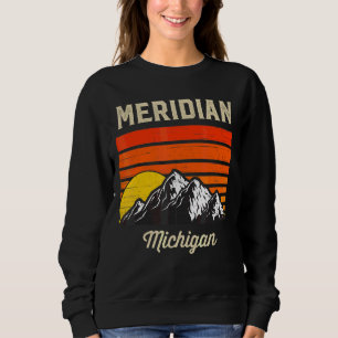 Sudadera Meridian Michigan Hometown City State Usa