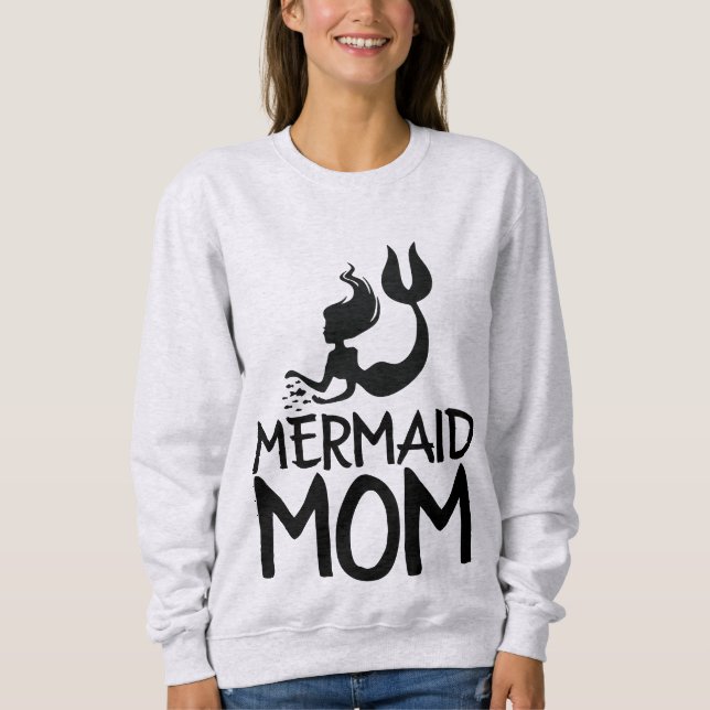 SUDADERA MERMAID MOM T-SHIRTS (Anverso)