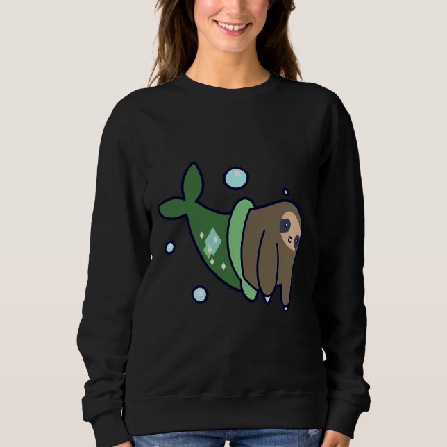 Sudadera Mermaid Sloth (Anverso)
