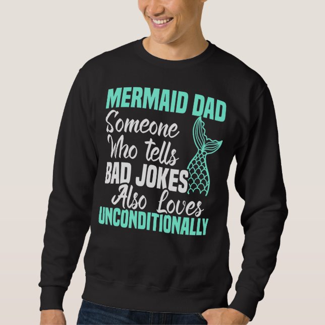 Sudadera Merman Mermaid Dad (Anverso)