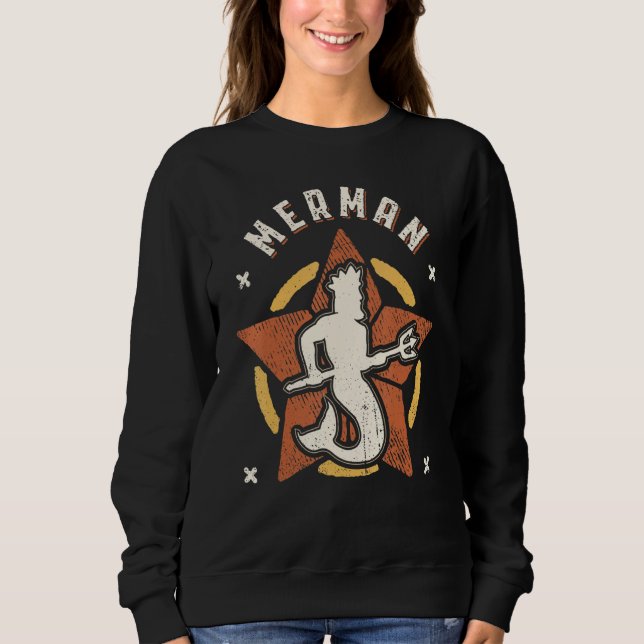 Sudadera Merman Vintage Retro Classic (Anverso)