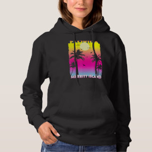 Sudadera Merritt Island Florida Fl Summer Vintage Sunset