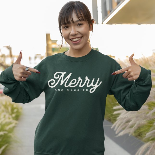 Sudadera Merry and Married Script Custom (Subido por el creador)