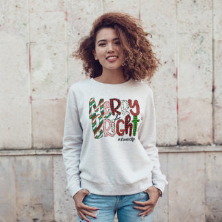 Sudadera Merry Bright Navidades Life