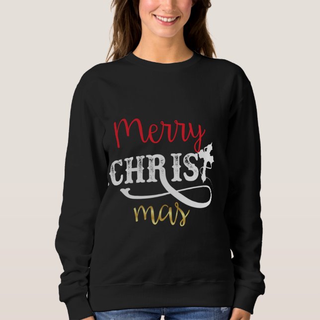 Sudadera Merry Christ Mas (Anverso)