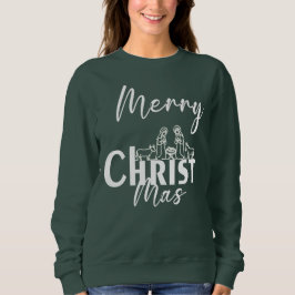 Sudadera Merry Christ Mas Christian Christmas✨