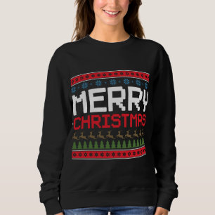Sudadera Merry Christmas Annual Festival Decorations Lights