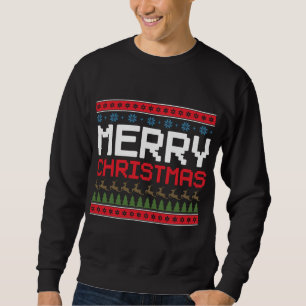 Sudadera Merry Christmas Annual Festival Decorations Lights
