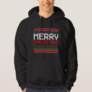 Sudadera Merry Christmas Annual Festival Decorations Lights