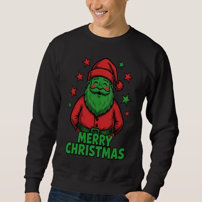 Sudadera  Merry Christmas Comic Holiday Tee (Anverso)