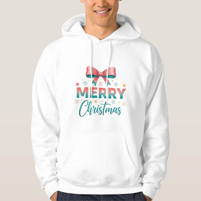 Sudadera Merry Christmas Cozy Festive Bow Sweatshirt (Anverso)