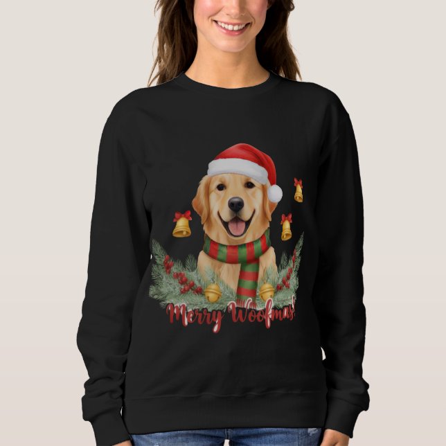Sudadera Merry Christmas Dog Sweatshirt  (Anverso)
