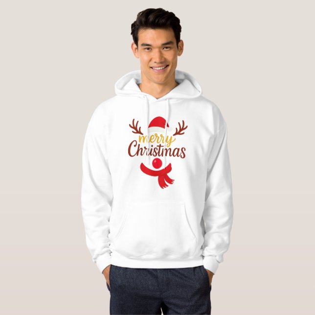 Sudadera Merry Christmas Festive Hoodie (Anverso completo)