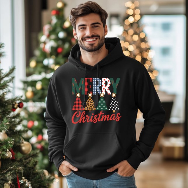 Sudadera Merry Christmas Festive Retro Christmas Design (Subido por el creador)