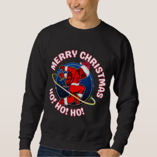 SUDADERA MERRY CHRISTMAS FUNNY SPACE ASTRONAUT
