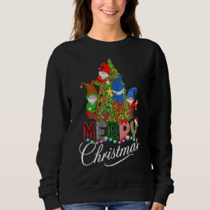 Sudadera Merry Christmas Gnome Family Navidades Para Mujere