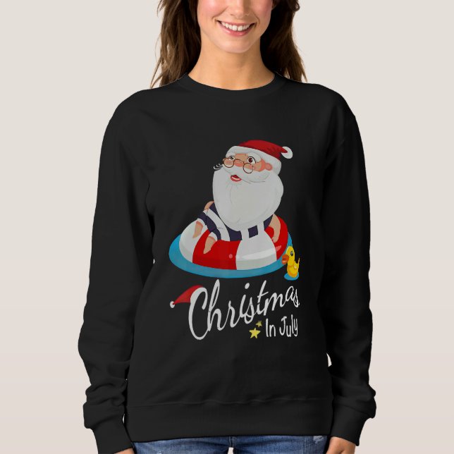 Sudadera Merry christmas in July (Anverso)