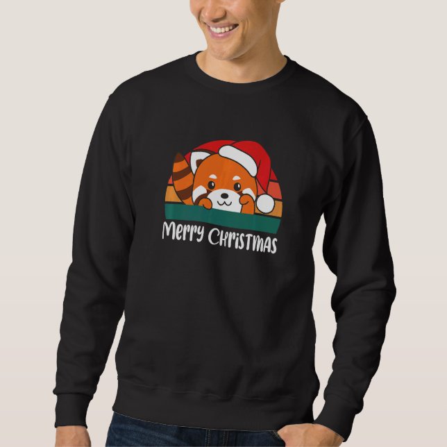 Sudadera Merry Christmas  Red Panda Christmas (Anverso)