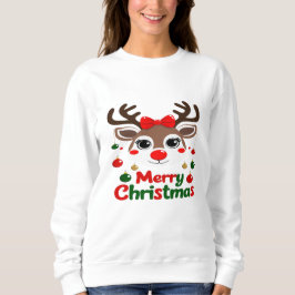 Sudadera Merry Christmas – Reindeer Lights & Cheer