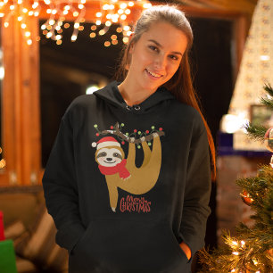 Sudadera Merry Christmas Sloth   Vacaciones