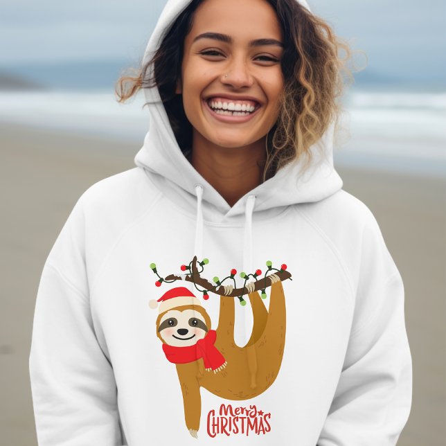 Sudadera Merry Christmas Sloth | Vacaciones (Subido por el creador)