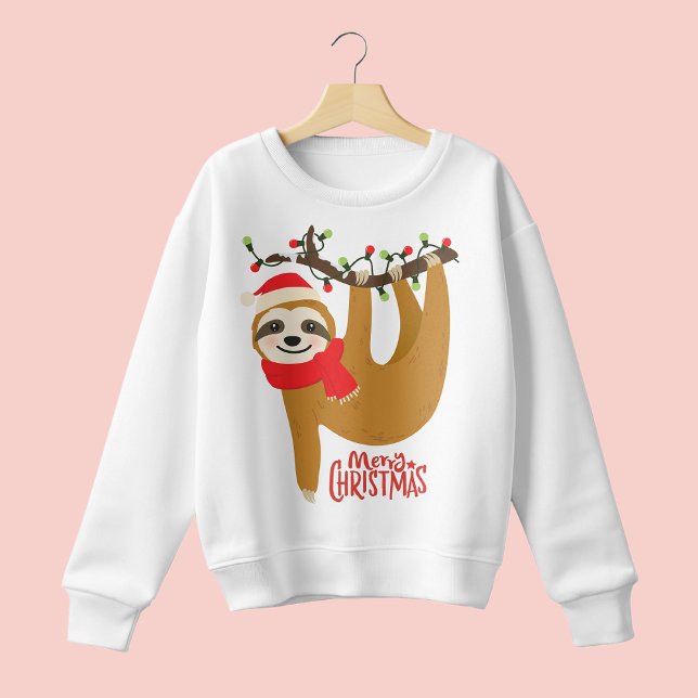 Sudadera Merry Christmas Sloth | Vacaciones (Subido por el creador)
