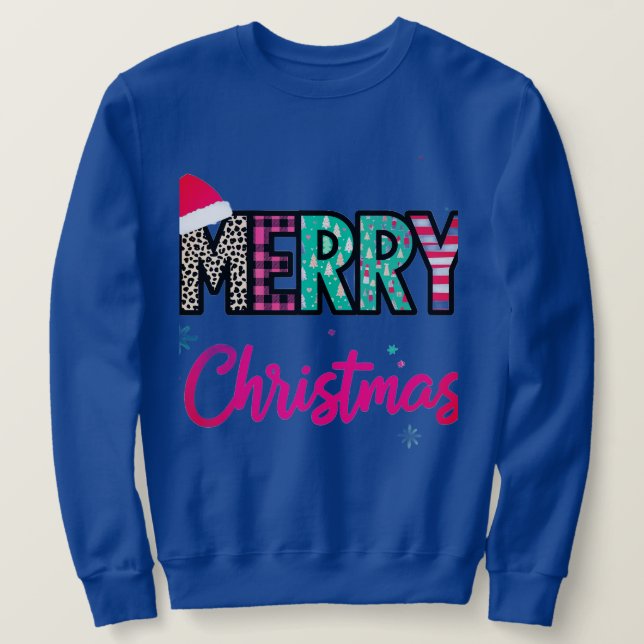 Sudadera MERRY Christmas Sweatshirt (Anverso del diseño)