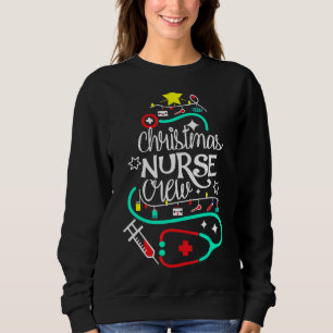 Sudadera Merry Christmas Tree Stethoscope Navidades Enferme
