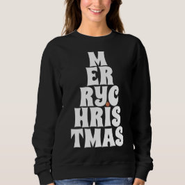 Sudadera Merry Christmas Tree Style para divertirse