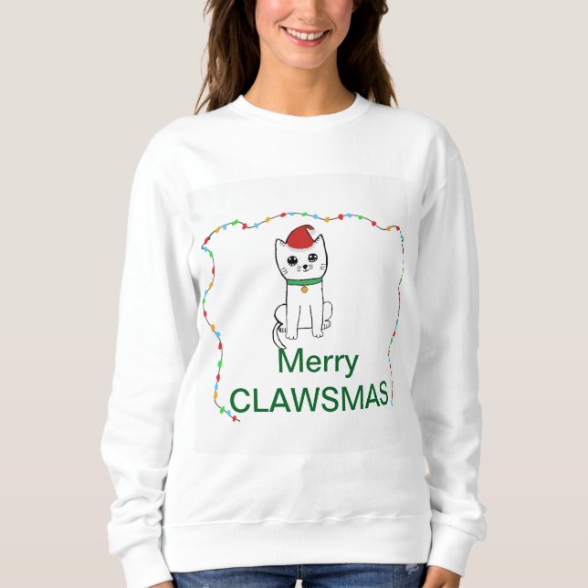 Sudadera Merry Clawsmas (Anverso)