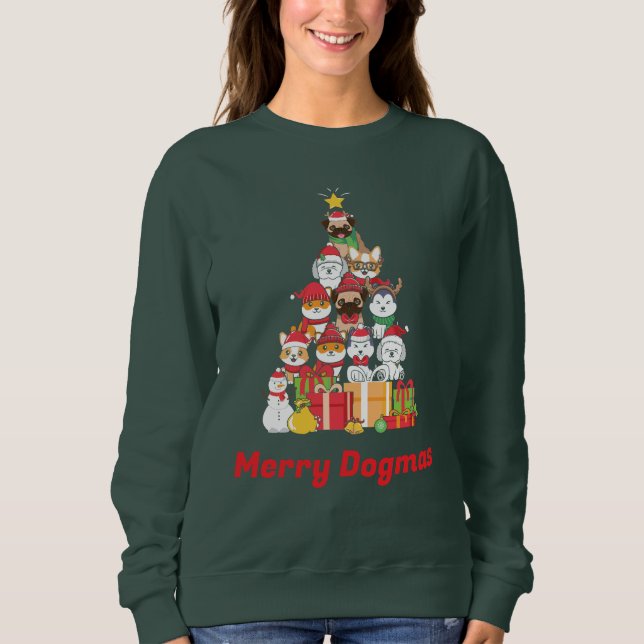 Sudadera Merry Dogmas Tree (Anverso)