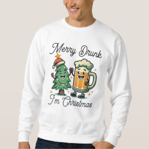 Sudadera Merry Drunk Funny Navidades