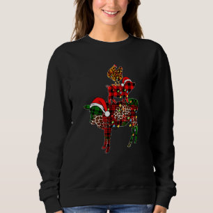 Sudadera Merry Farmhouse Navidades Buffalo Plaid Farm Anima