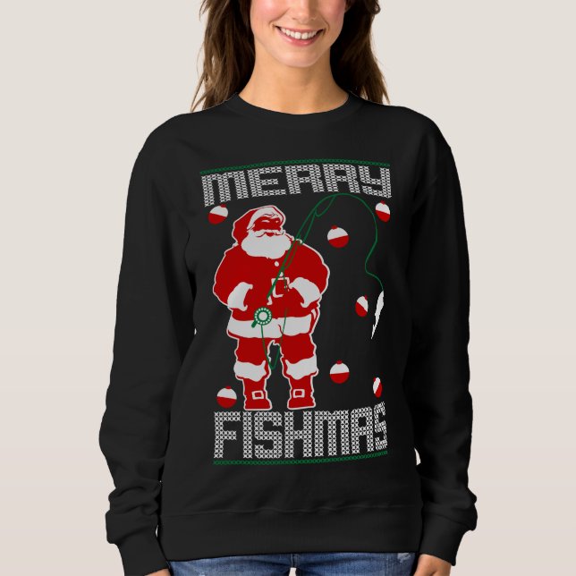 Sudadera Merry Fishmas Santa (Anverso)