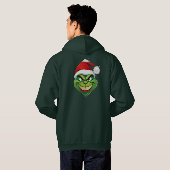 Sudadera "Merry Grinchmas" (Reverso completo)