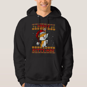 Sudadera Merry Kitty-Mas Cute Kitten Cat Lady Navidad Hol