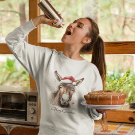 Sudadera Merry Little Navidades Donkey, personalizado
