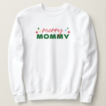 Merry Mommy Cute Colorful Script Christmas