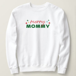 Sudadera Merry Mommy Cute Colorful Script Navidad