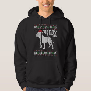 Sudadera Merry Pitbull Navidades de Pitmas Perro cachorro F